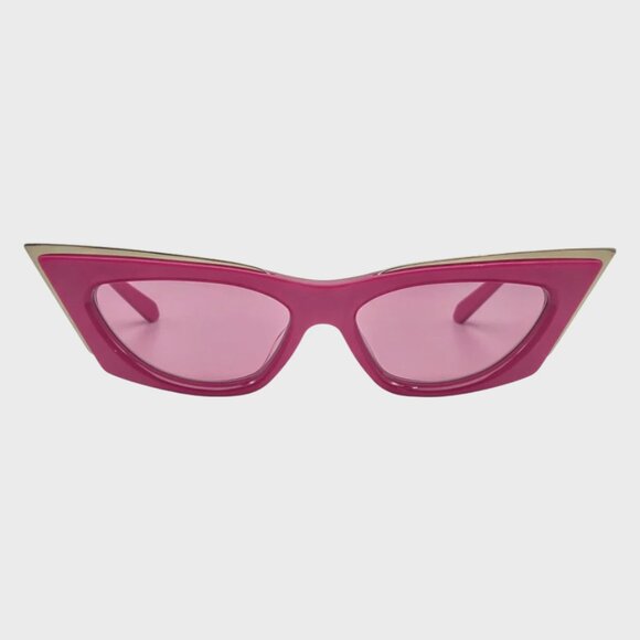 NWT VALENTINO V-GOLDCUT-I PINK WOMEN SUNGLASSES VALENTINO VLS-113C-
